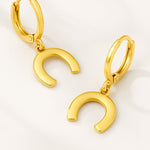 Luckie Huggie Horseshoe Earrings