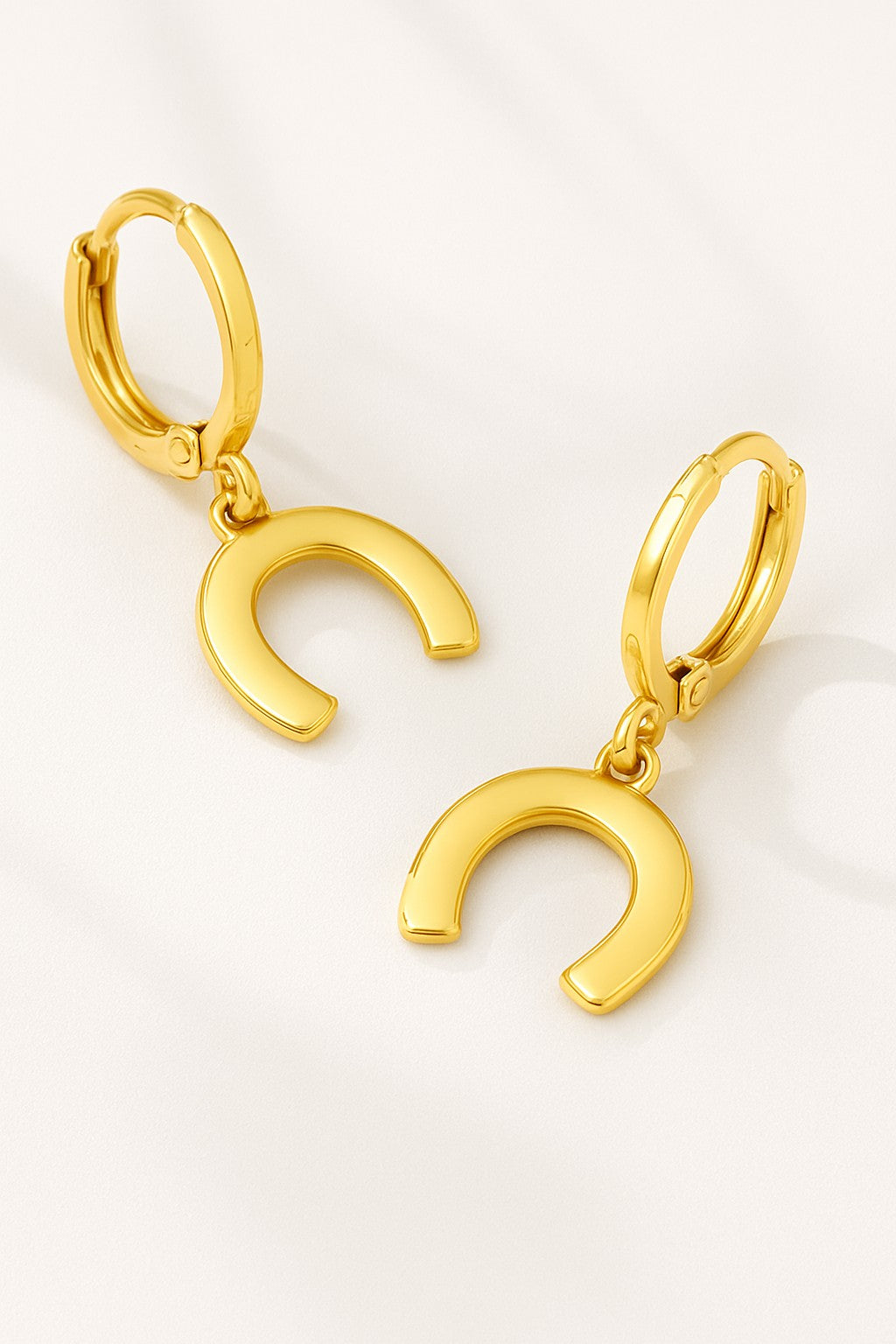 Luckie Huggie Horseshoe Earrings