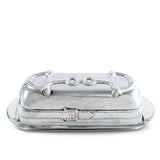 equestrian butter dish