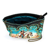 Turquoise Hand-Beaded Cowgirl Handbag