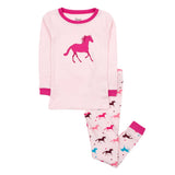 pink horse kids pajamas