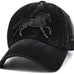 vintage black horse hat
