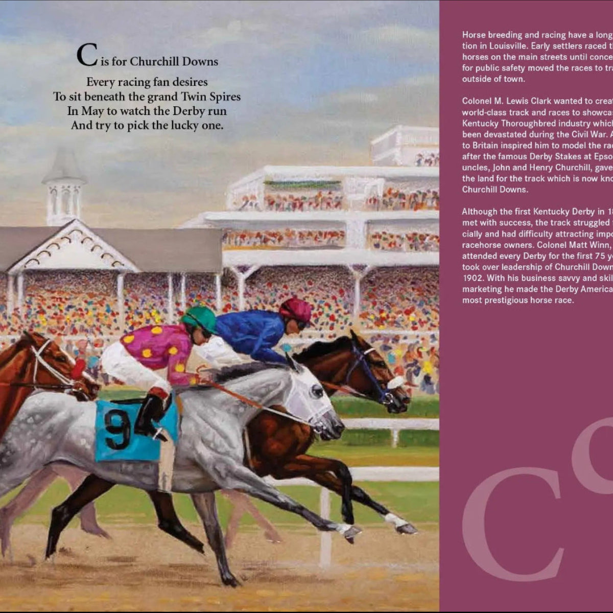 D is for Derby: A Kentucky Derby Alphabet Picture Book Faire - Sleeping Bear Press