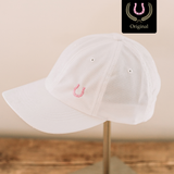 lucky horseshoe hat (white)