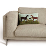 equine friends pillow