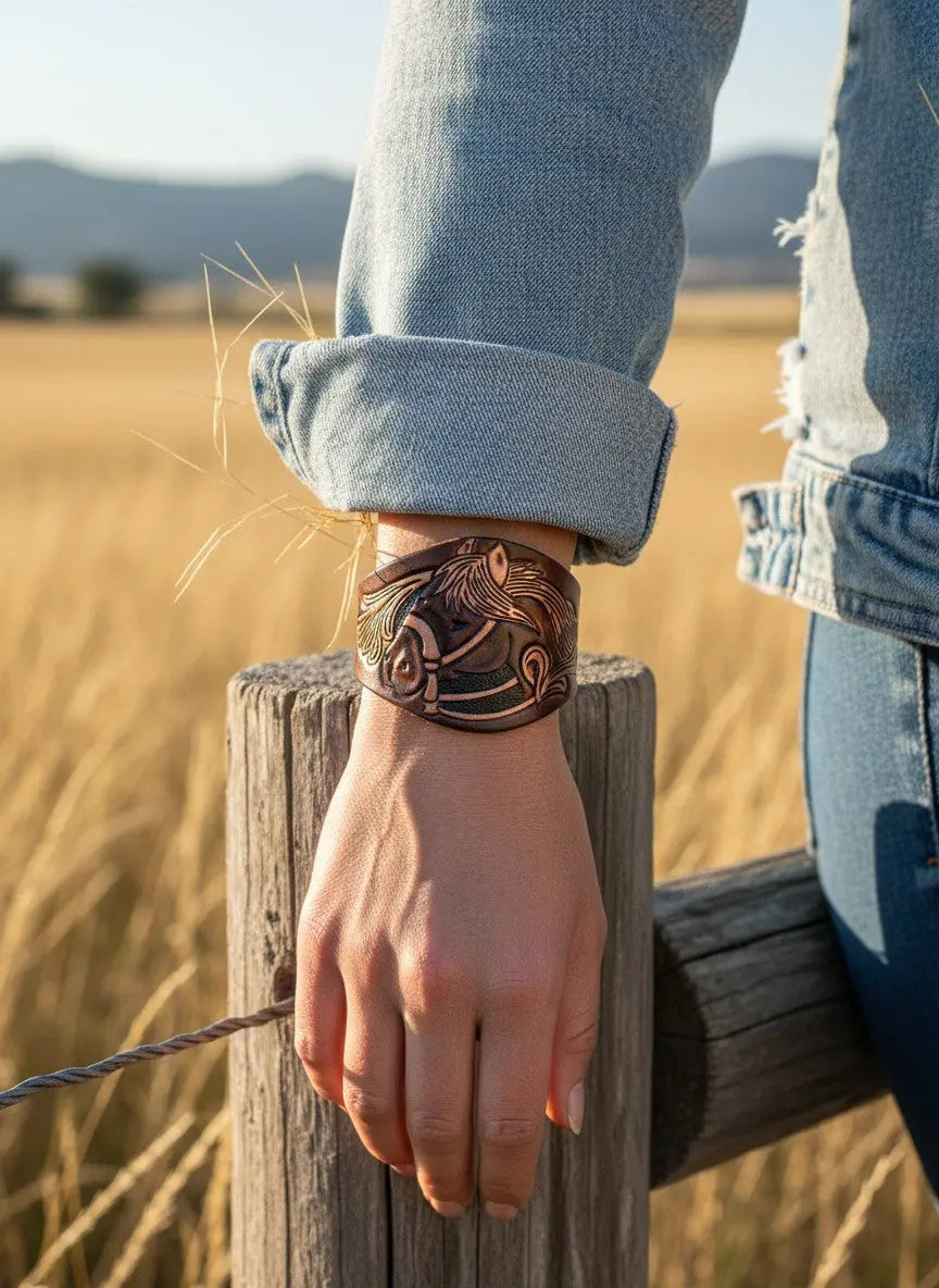 Horse Spirit Cuff Bracelet Faire - Myra Bag