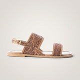 Wildlfower Wanderer Tooled Sandals