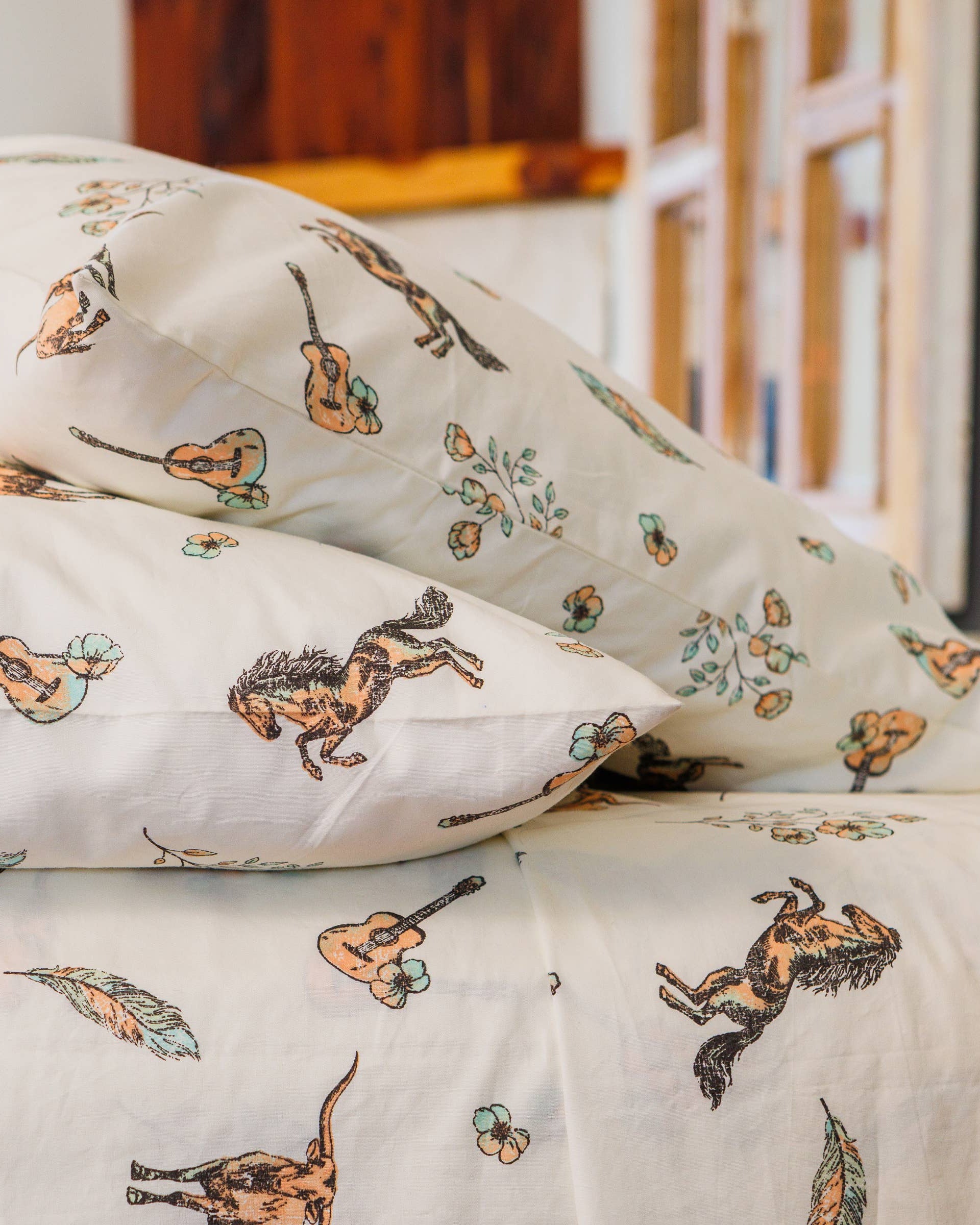 Cowgirl Serenade Sheet Set