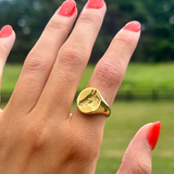 British Noble Horse Signet Ring