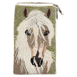 Hand-Beaded Club Horse Bag