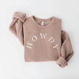 howdy sweatshirt (tan)