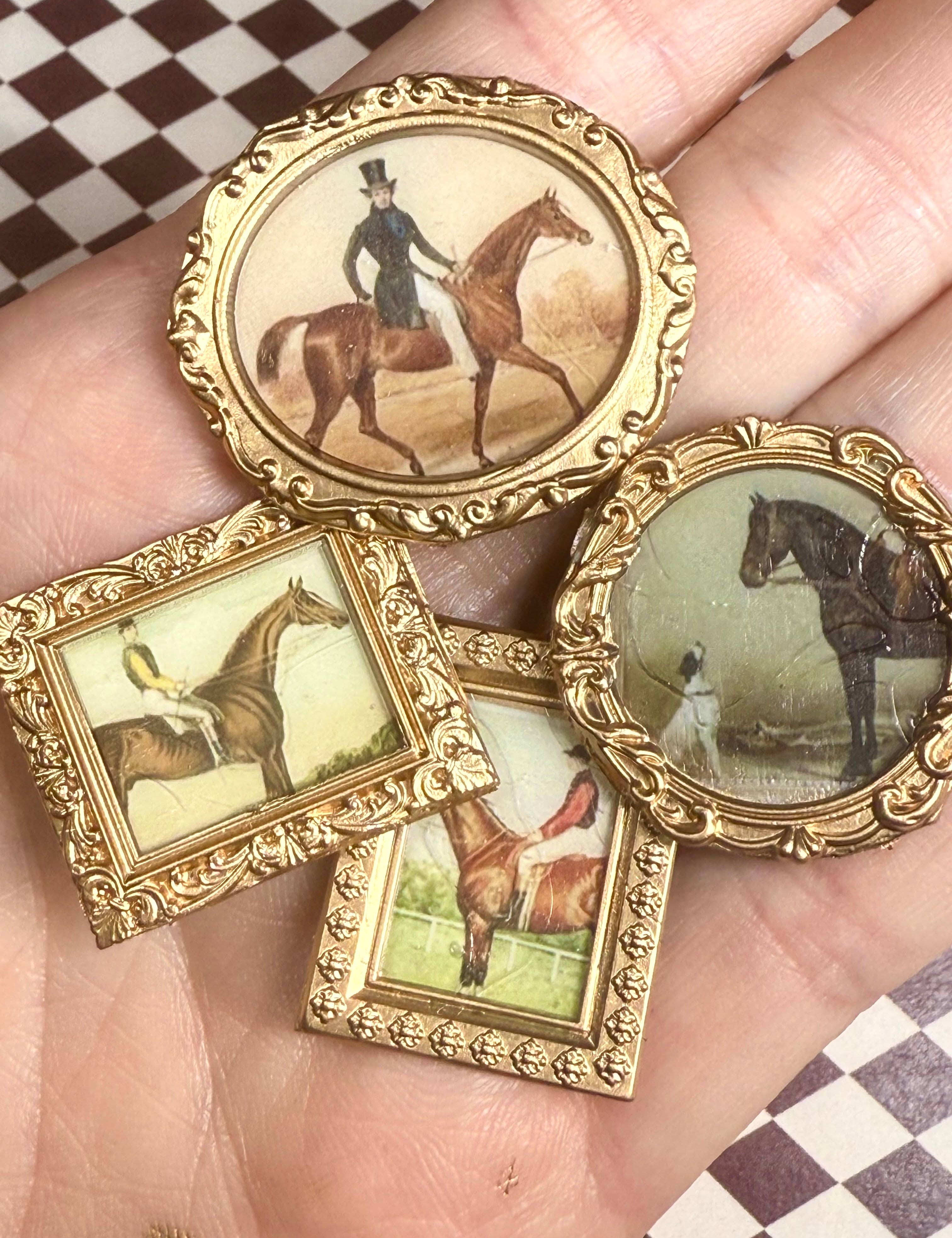 Vintage Equine Magnets (Set of 4)