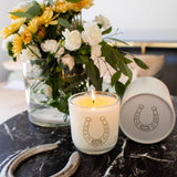 Lucky Horseshoe Soy Wax Candle (10 oz)