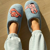 rodeo blue slippers