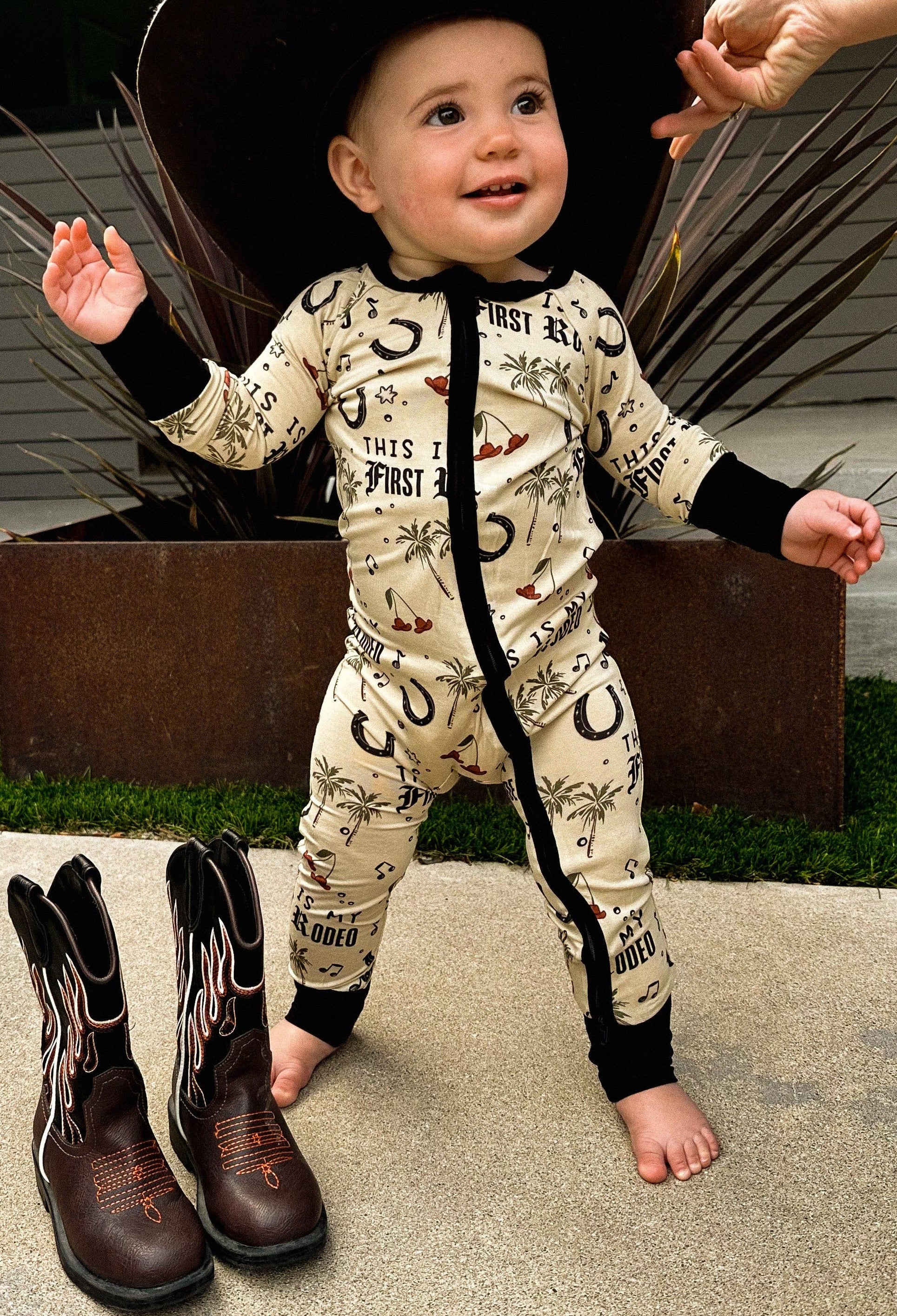 Rodeo Baby Bamboo Onesie