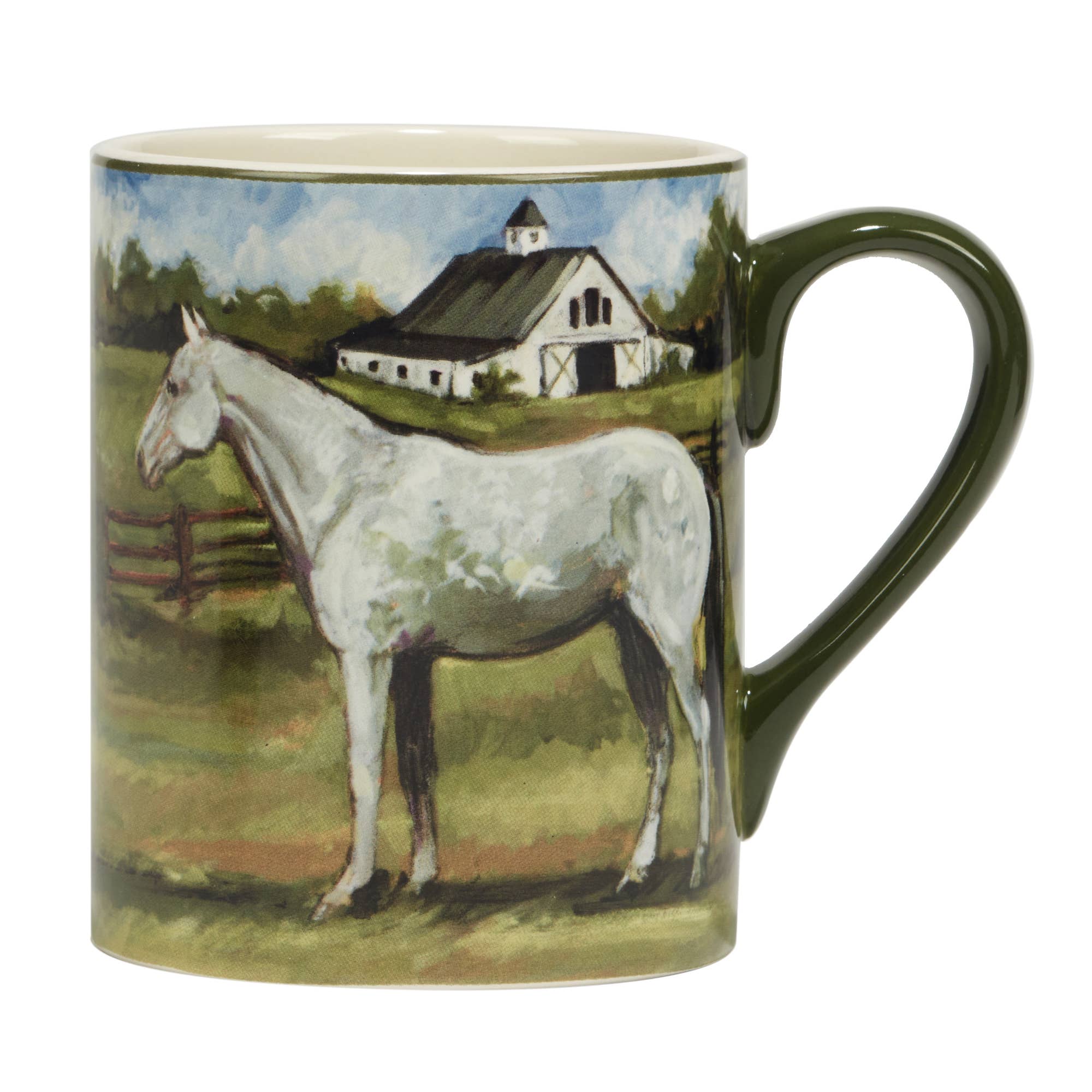 Gray Horse York Stables Mug