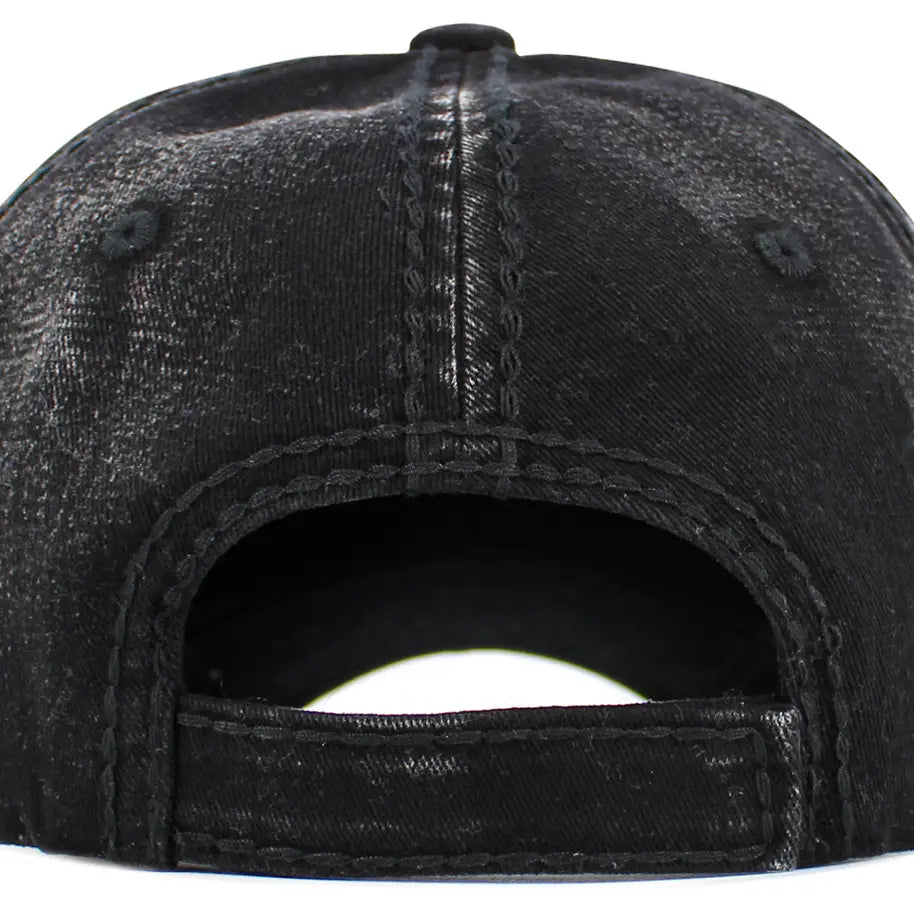 vintage black horse hat