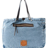 Billy-Jean Western Denim Tote Bag