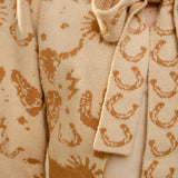 Horseshoe Tie Front Cardigan