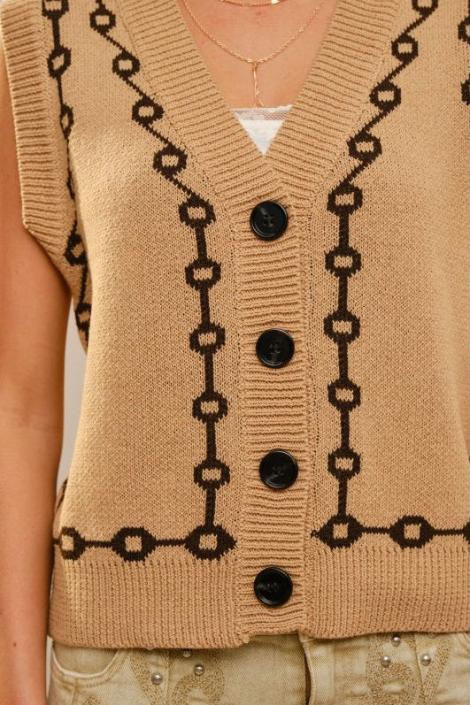 Bit & Bridle Sweater Vest
