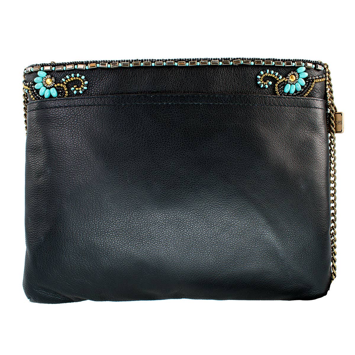 Turquoise Hand-Beaded Cowgirl Handbag