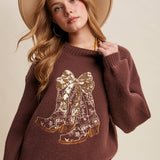 Cowgirl Kisses Sequin Sweater