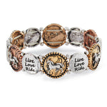 Live Love Ride Stretch Bracelet