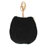 Lucky Horseshoe Hand-Beaded Coin Purse