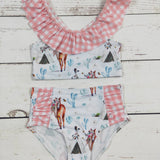 horse cactus girls swim set