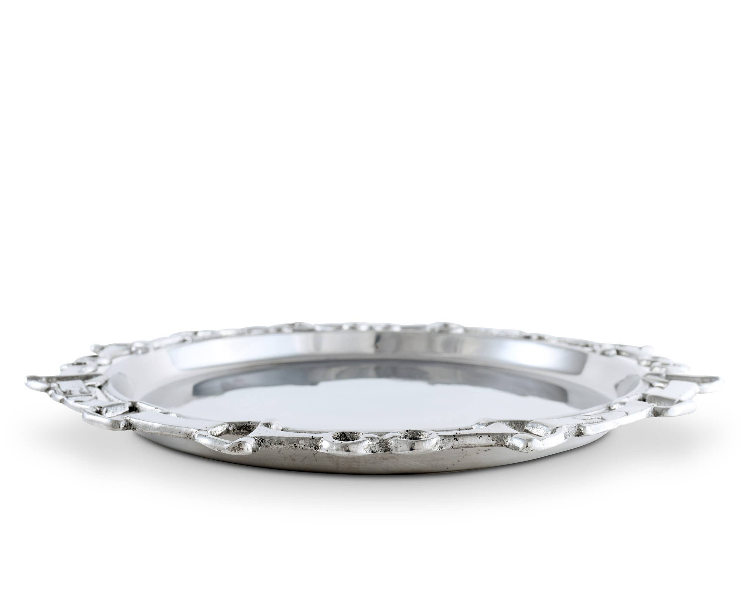 Snaffle Bit Equestrian Aluminum Round Tray