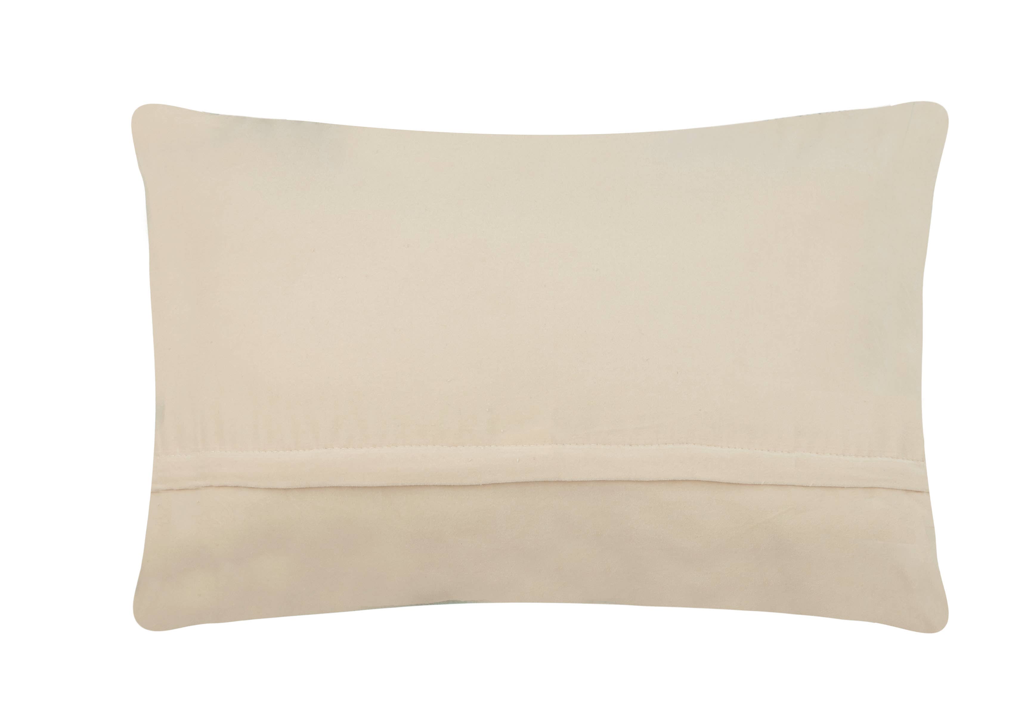 Gingham Buckle Wool Hook Pillow