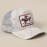 Cowboys & Co. Camo Trucker Hat (Beige)
