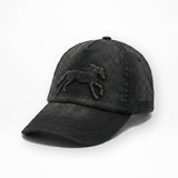 Vintage Black Horse Hat