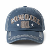 Cowgirl '01 Vintage Hat (Blue)