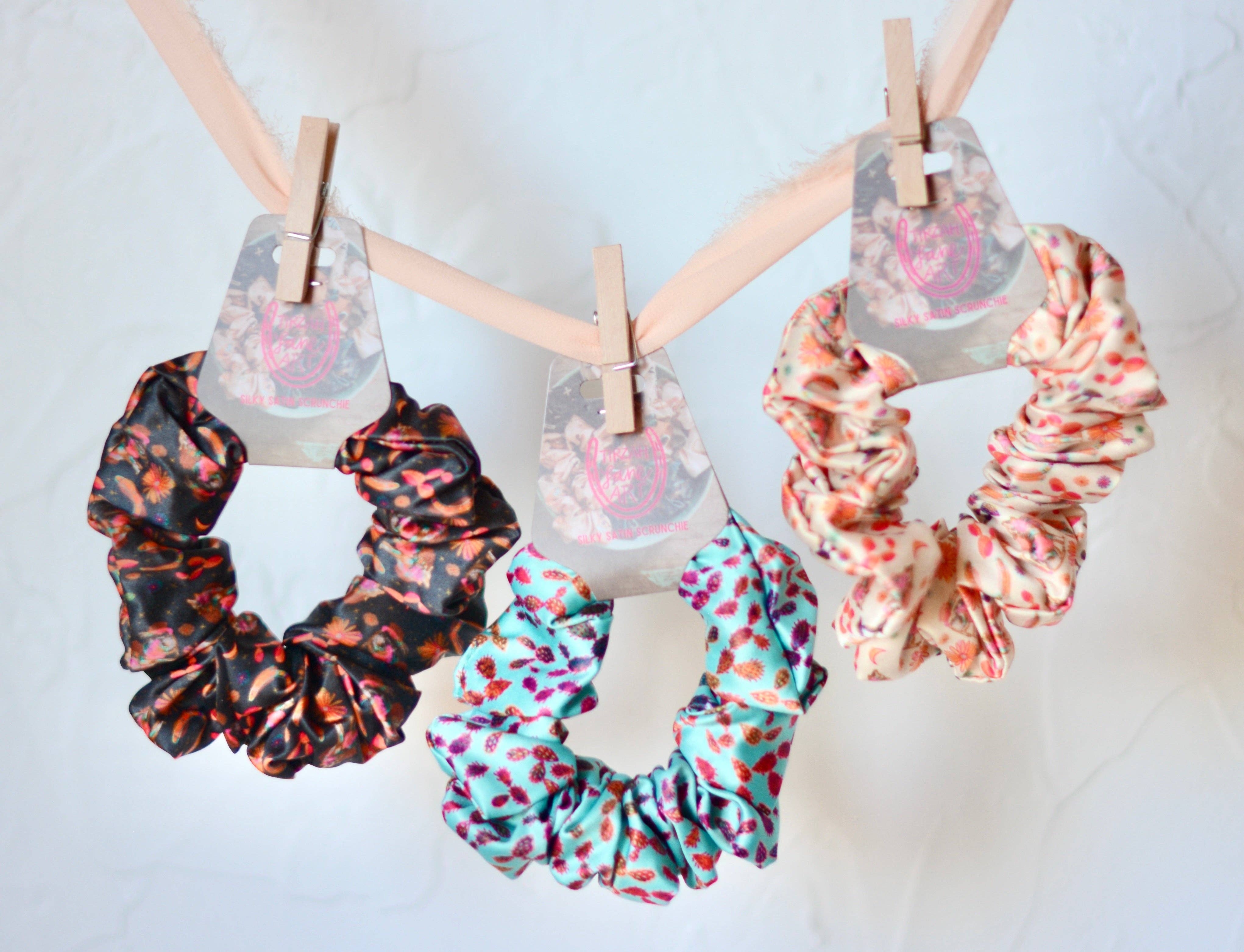 Desert Dreamin’ Western Scrunchies (set of 3)