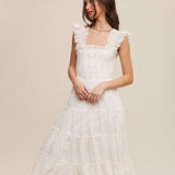Daisy Embroidered Smocked Dress