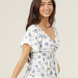 Country Girl Eyelet Ruffle Blouse
