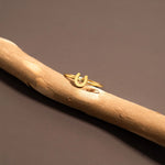 tiny hoofprint ring