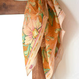 floral cowgirl silk scarf