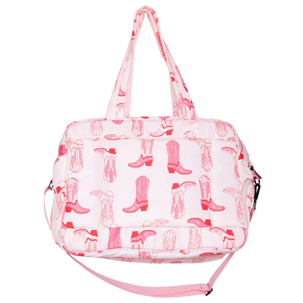 Pink Boots Weekender Bag