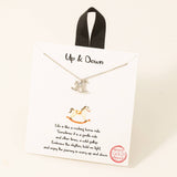 rocking horse necklace