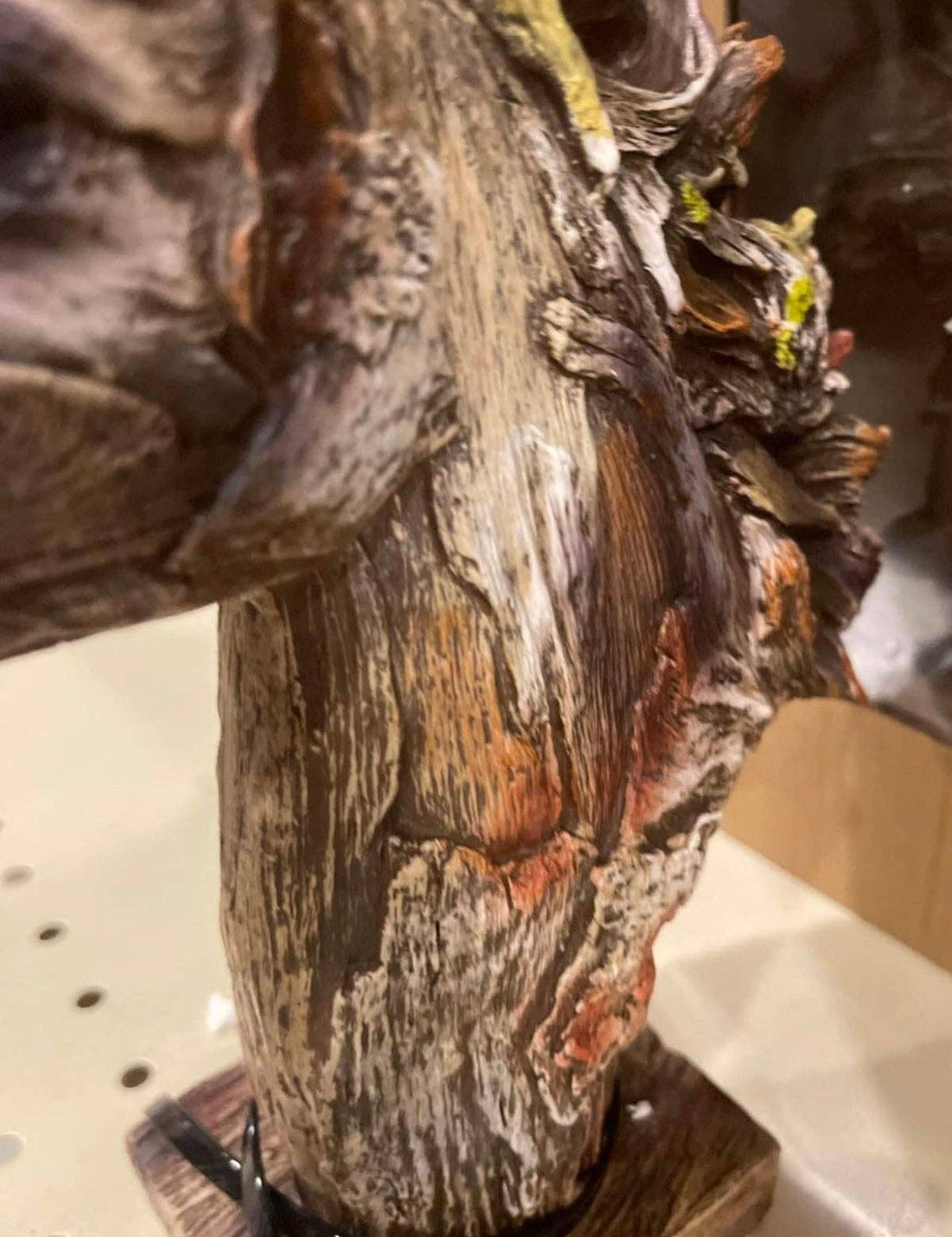 Driftwood Horse Head Statue