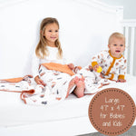 Western Toddler Muslin Blanket