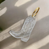 cowboy boot keychain