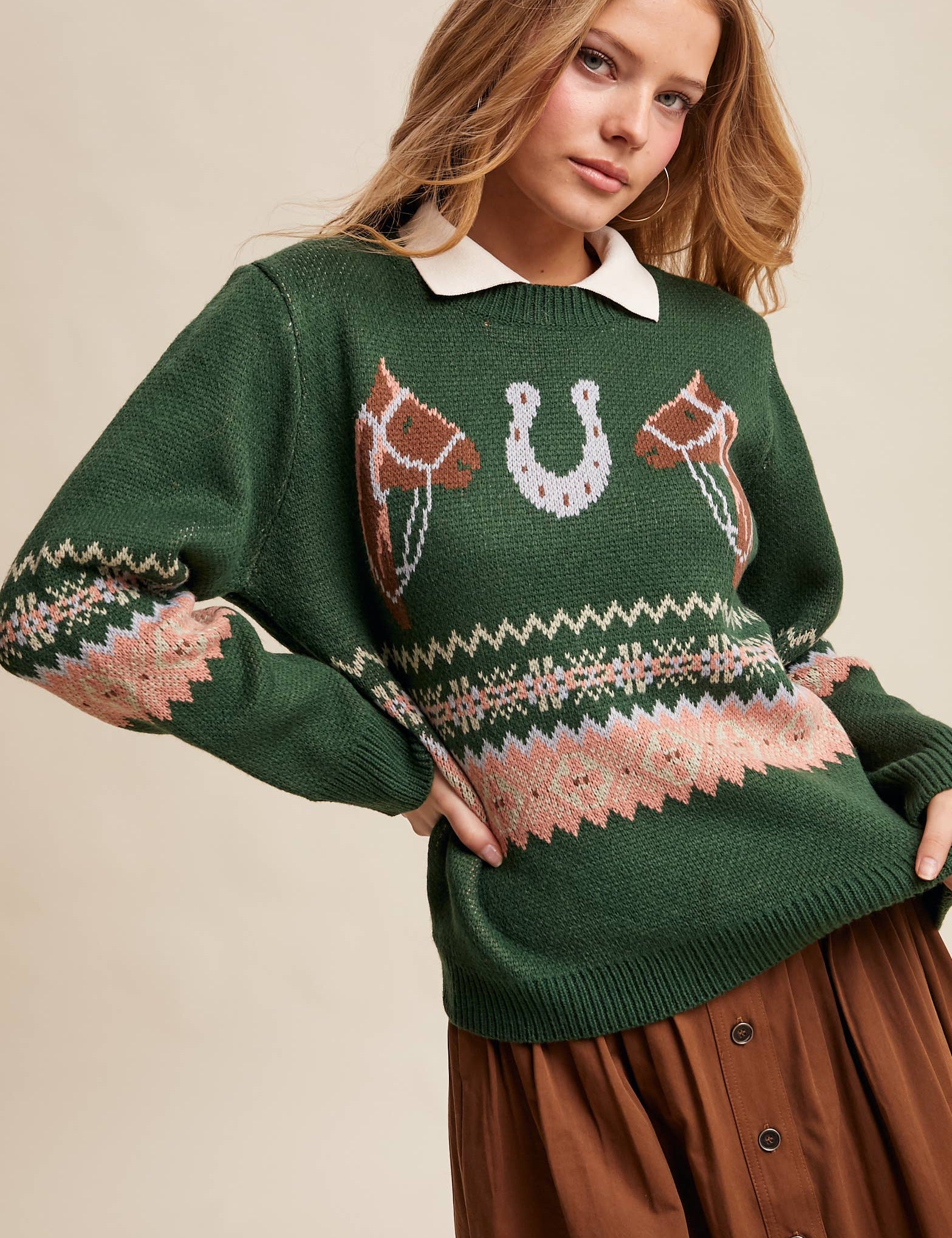 Lucky Charm Horse Sweater