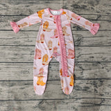 Pink Boots Little Cowgirl Romper