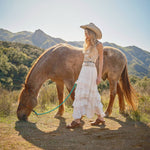 Cowgirl Smocked Maxi Dress