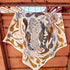 Bloomin' Bronc Silk Scarf