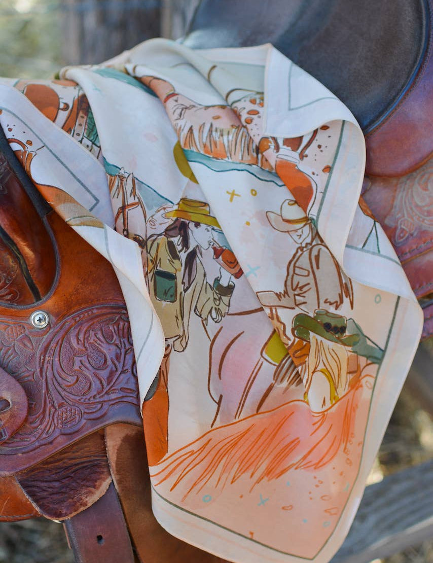 September Ride Silk Scarf