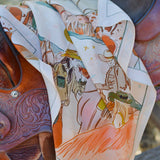 September Ride Silk Scarf